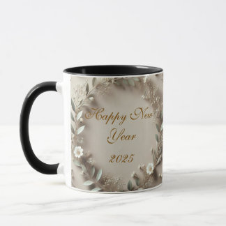 Nouvelle Année, Nouveaux Rêves Mug Floral