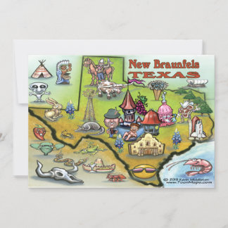 Nouvelle carte Braunfels TEXAS