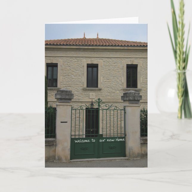 Nouvelle carte d'accueil (Devant)