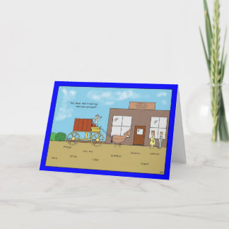 Nouvelle carte d'anniversaire de l'odeur de panier