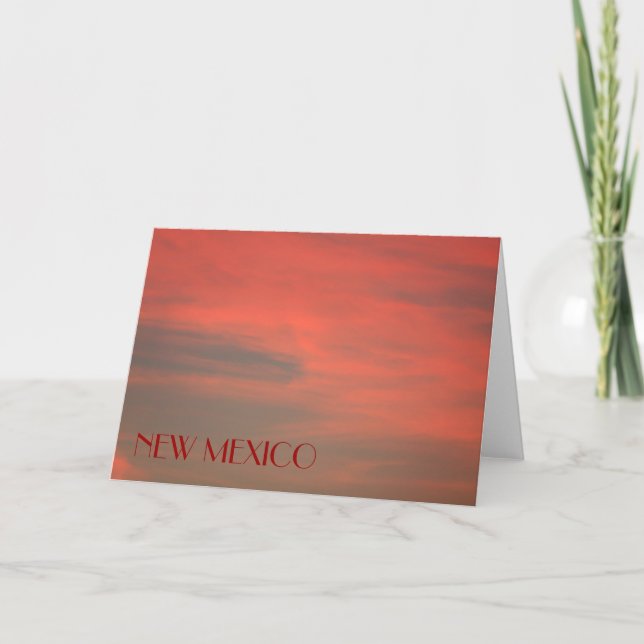 NOUVELLE carte de billets MEXICO Red Sky (Devant)