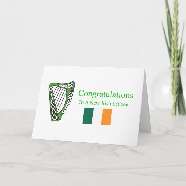 Nouvelle carte de citoyen irlandais (Devant)