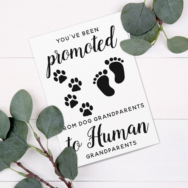 Nouvelle carte de Faire-part de grossesse des gran (Créateur téléchargé)