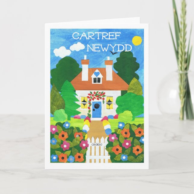Nouvelle carte de Faire-part domestique galloise (Devant)