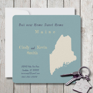 Nouvelle carte de Faire-part mobile Maine Home