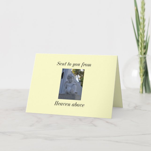 Nouvelle carte de félicitations de bébé (Devant)