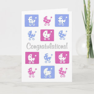 Nouvelle carte de félicitations pour bébé