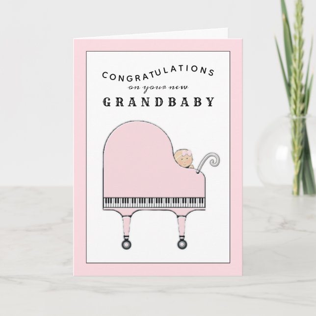 Nouvelle carte de félicitations pour grands-parent (Devant)