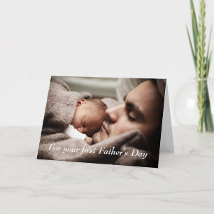 Nouvelle carte de Fête des pères papa heureux