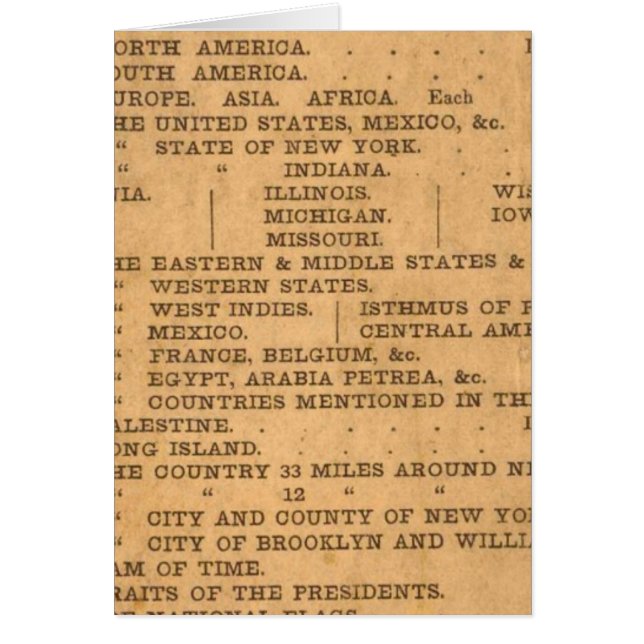 Nouvelle carte de l'état de l'Illinois (Devant)