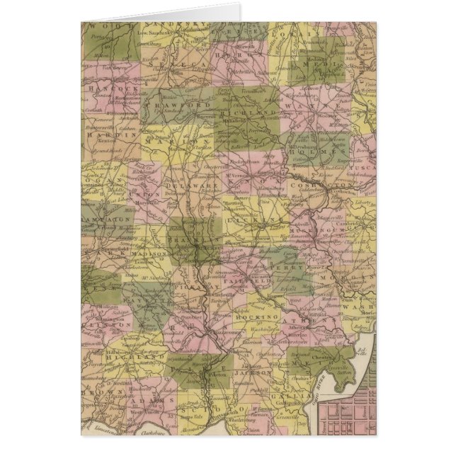 Nouvelle Carte De L'Ohio (Devant)