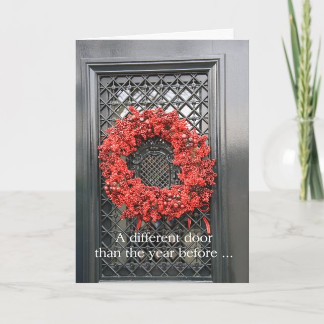 Nouvelle carte de Noël Faire-part d'adresse (Devant)