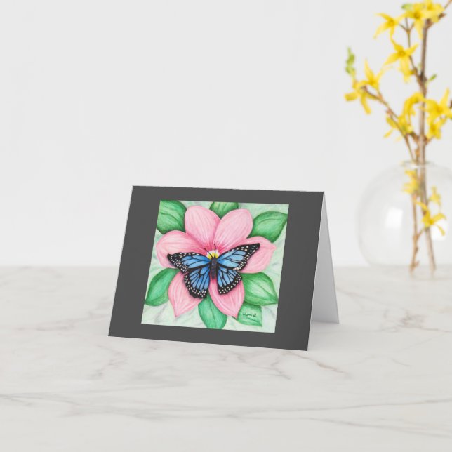 Nouvelle carte de note de début (Fleur jaune)