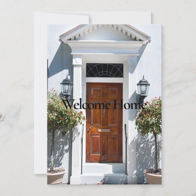 Nouvelle carte de voeux Home (Devant)