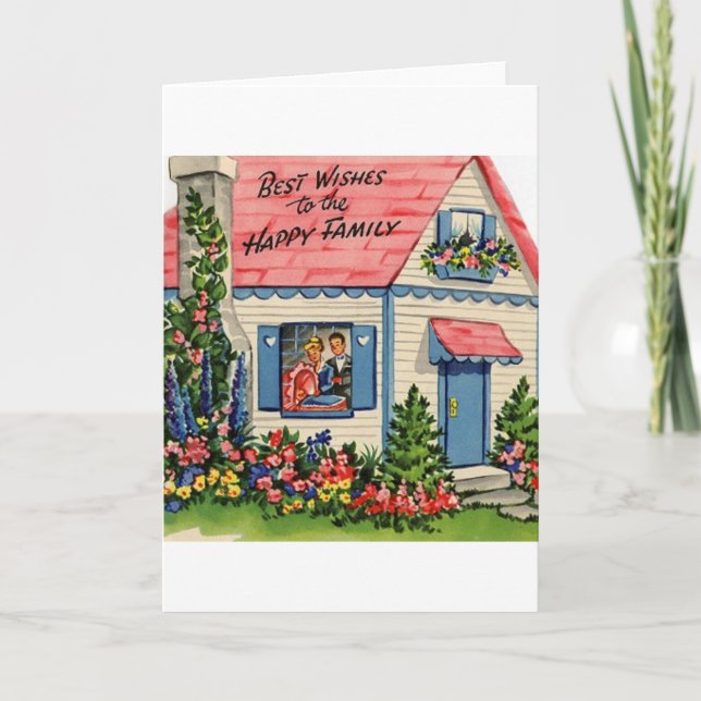 Nouvelle carte de voeux pour bébés (Devant)