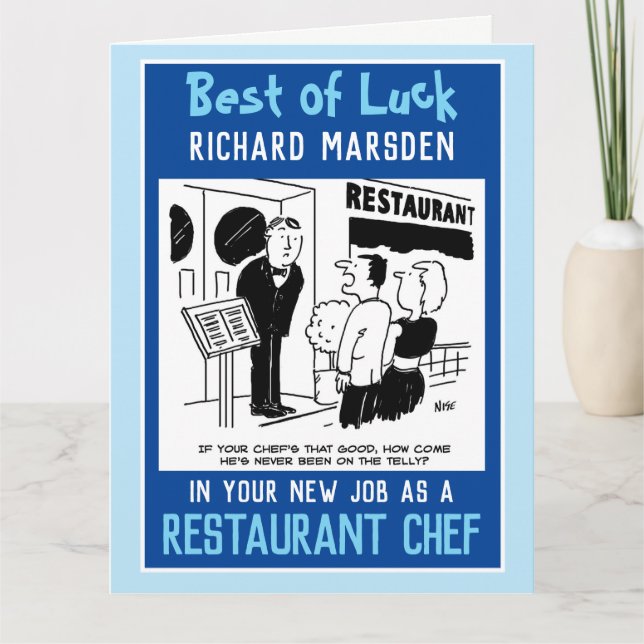 Nouvelle carte d'emploi de chef (Devant)