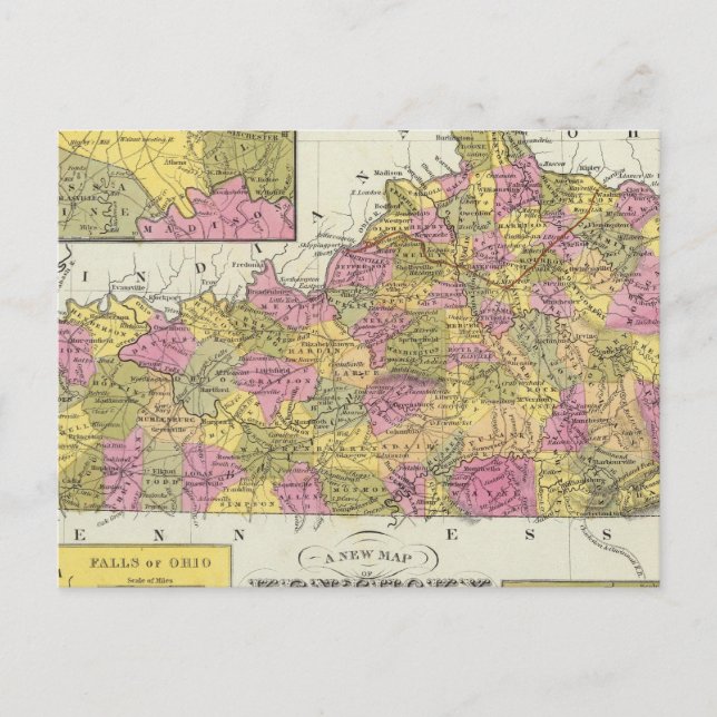 Nouvelle Carte Du Kentucky (Devant)