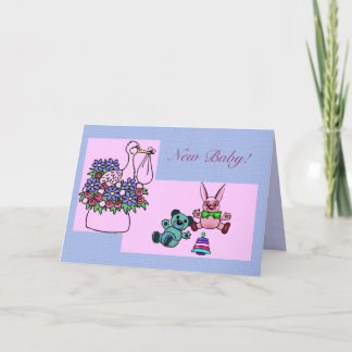 Nouvelle carte Faire-part bébé