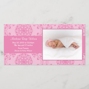 Nouvelle carte Faire-part photo bébé