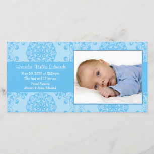 Nouvelle carte Faire-part photo bébé