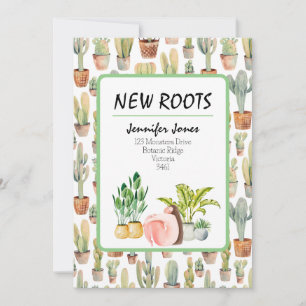 Nouvelle carte Faire-part Roots/Moving
