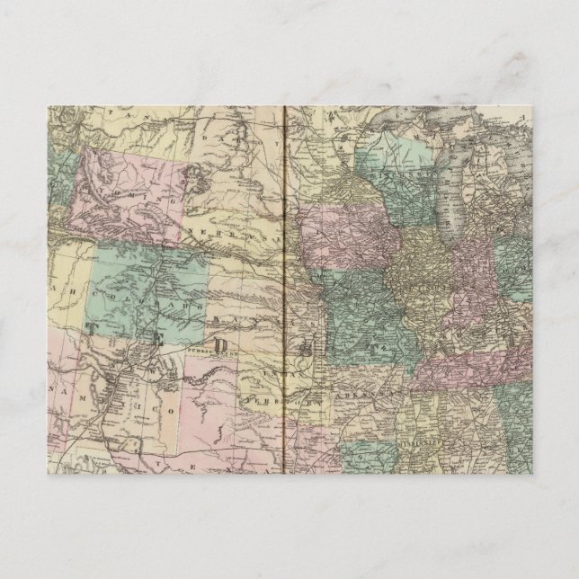 Nouvelle carte ferroviaire des États-Unis (Devant)