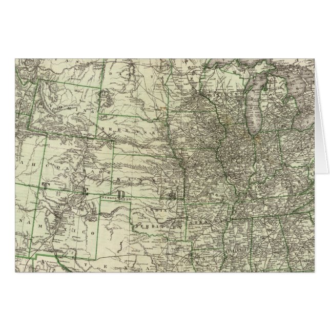 Nouvelle carte ferroviaire des États-Unis 2 (Devant horizontal)