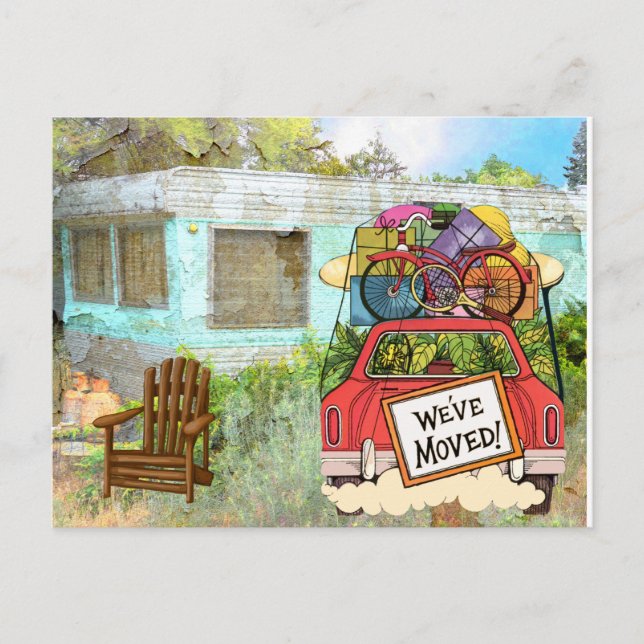 Nouvelle carte postale d'adresse (Devant)