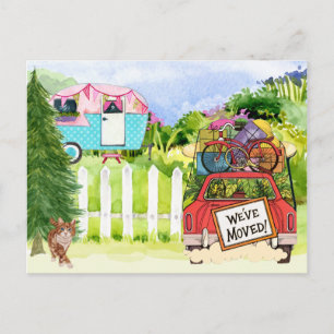 Nouvelle carte postale d'adresse