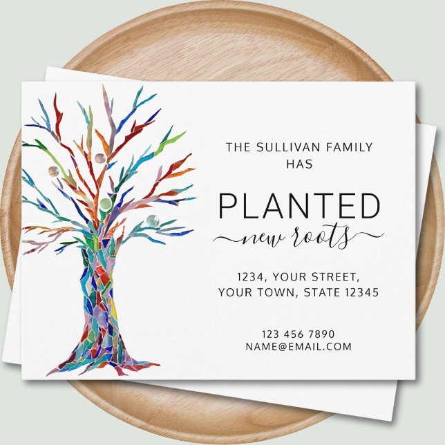 Nouvelle carte postale d'annonce de déménagement a (Créateur téléchargé)