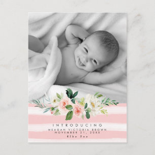 nouvelle carte postale de photo de faire-part de