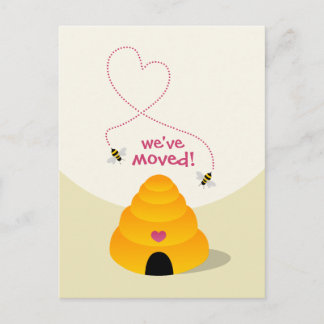 Nouvelle carte postale Faire-part d'adresse