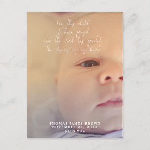 nouvelle carte postale photo faire-part de naissan