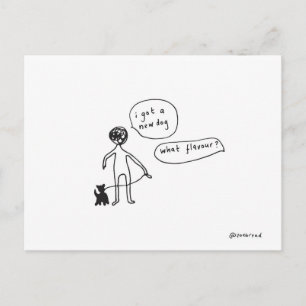 nouvelle carte postale pour chien