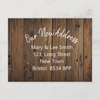 nouvelle carte postale rustique