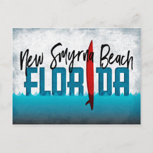Nouvelle carte postale Smyrna Beach Florida Surboa