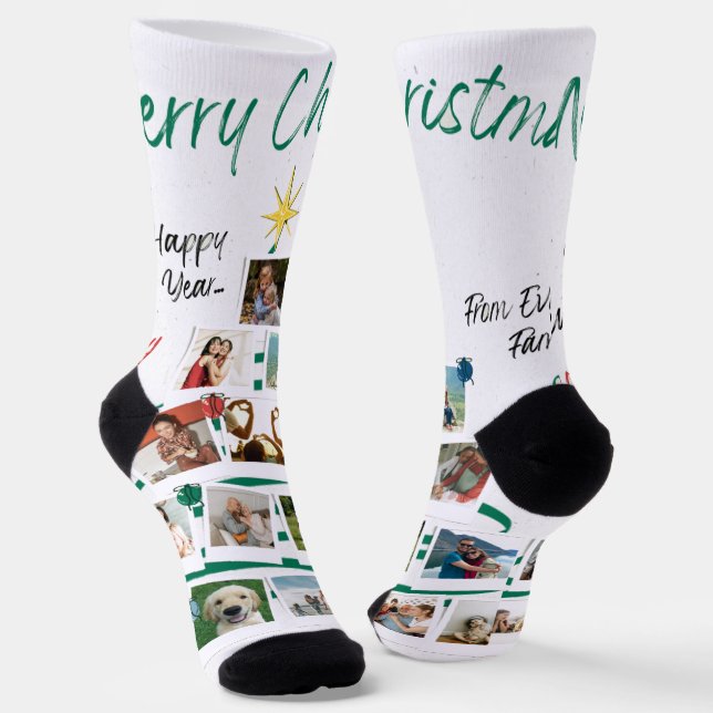 Nouvelle chaussette de Noël durable de qualité sup (Angulaire)