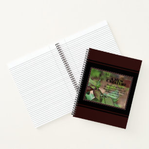 Nouvelle Créature Bible Verse Journal KJV -Spiral
