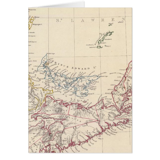 Nouvelle-Écosse, Nouveau-Brunswick, Bas-Canada (Devant)