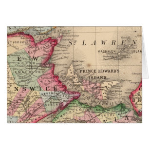 Nouvelle-Écosse, Nouveau-Brunswick, Carte par Mit
