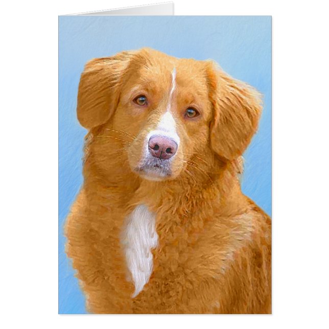 Nouvelle-Écosse Peinture de chien pour l'essayeur  (Devant)