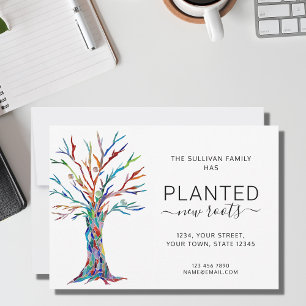 Nouvelle Faire-part de déplacement de l'arbre des 