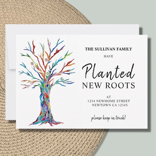 Nouvelle Faire-part de déplacement de l'arbre des  (Créateur téléchargé)