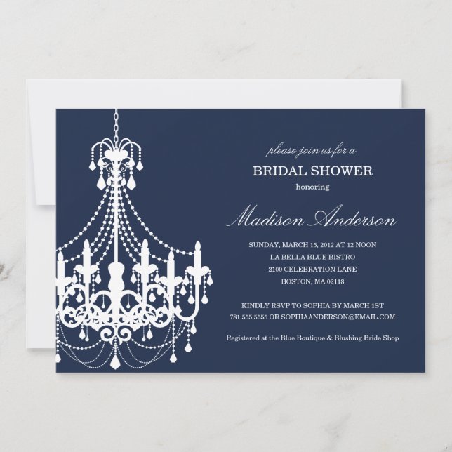 NOUVELLE INVITATION DE FÊTE DE LA MARIÉE DE (Devant)
