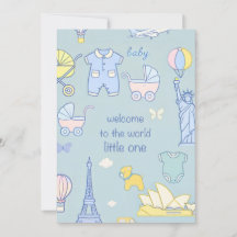 Nouvelle invitation de naissance/Baby shower