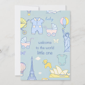 Nouvelle invitation de naissance/Baby shower