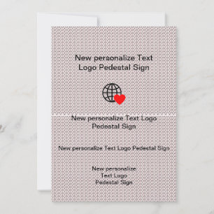 Nouvelle invitation plate personnalisez la vôtre