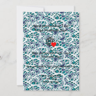 Nouvelle invitation plate personnalisez la vôtre