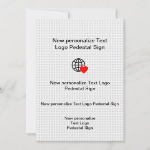 Nouvelle invitation plate personnalisez la vôtre