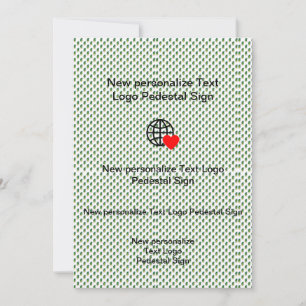 Nouvelle invitation plate personnalisez la vôtre